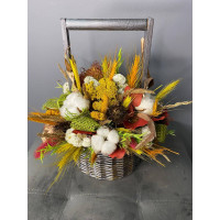 Композиція із сухоцвітів 7